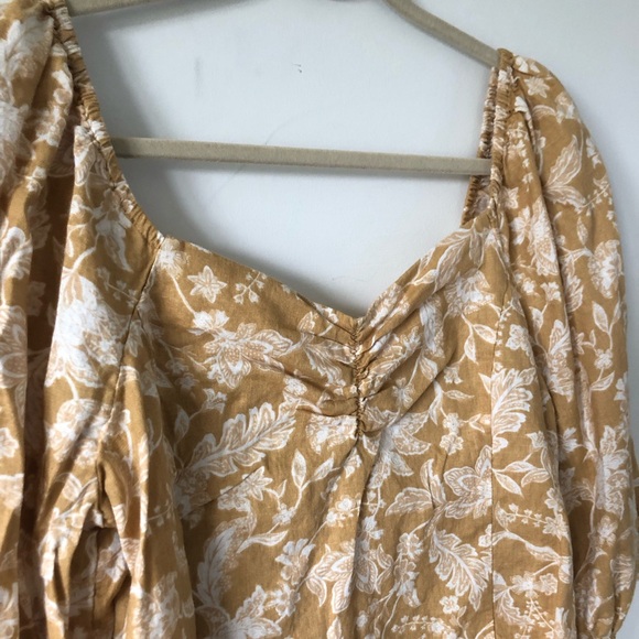 Signature Reitmans Floral Linen Blend Blouse | Size L - Picture 7 of 7